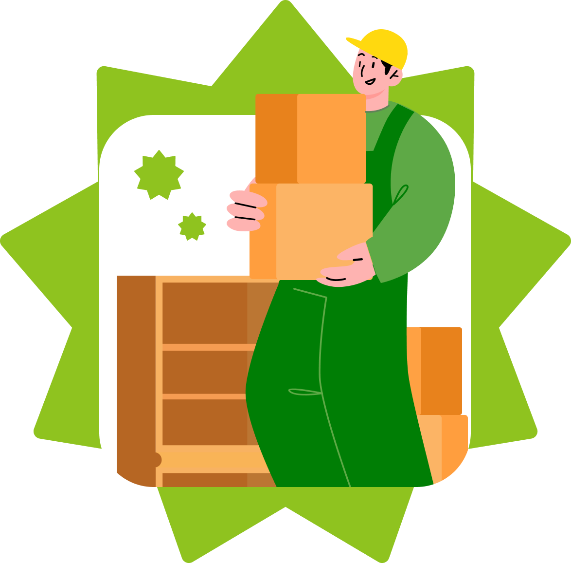 ゴミの回収 イメージイラスト