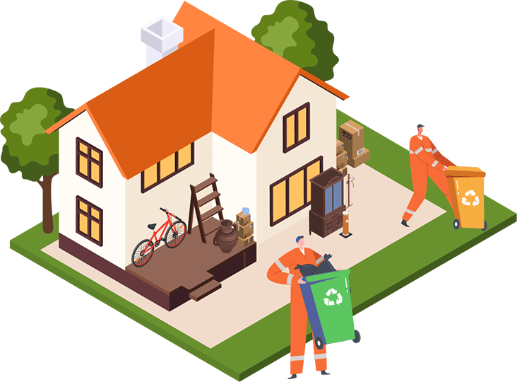 ゴミの回収 イメージイラスト