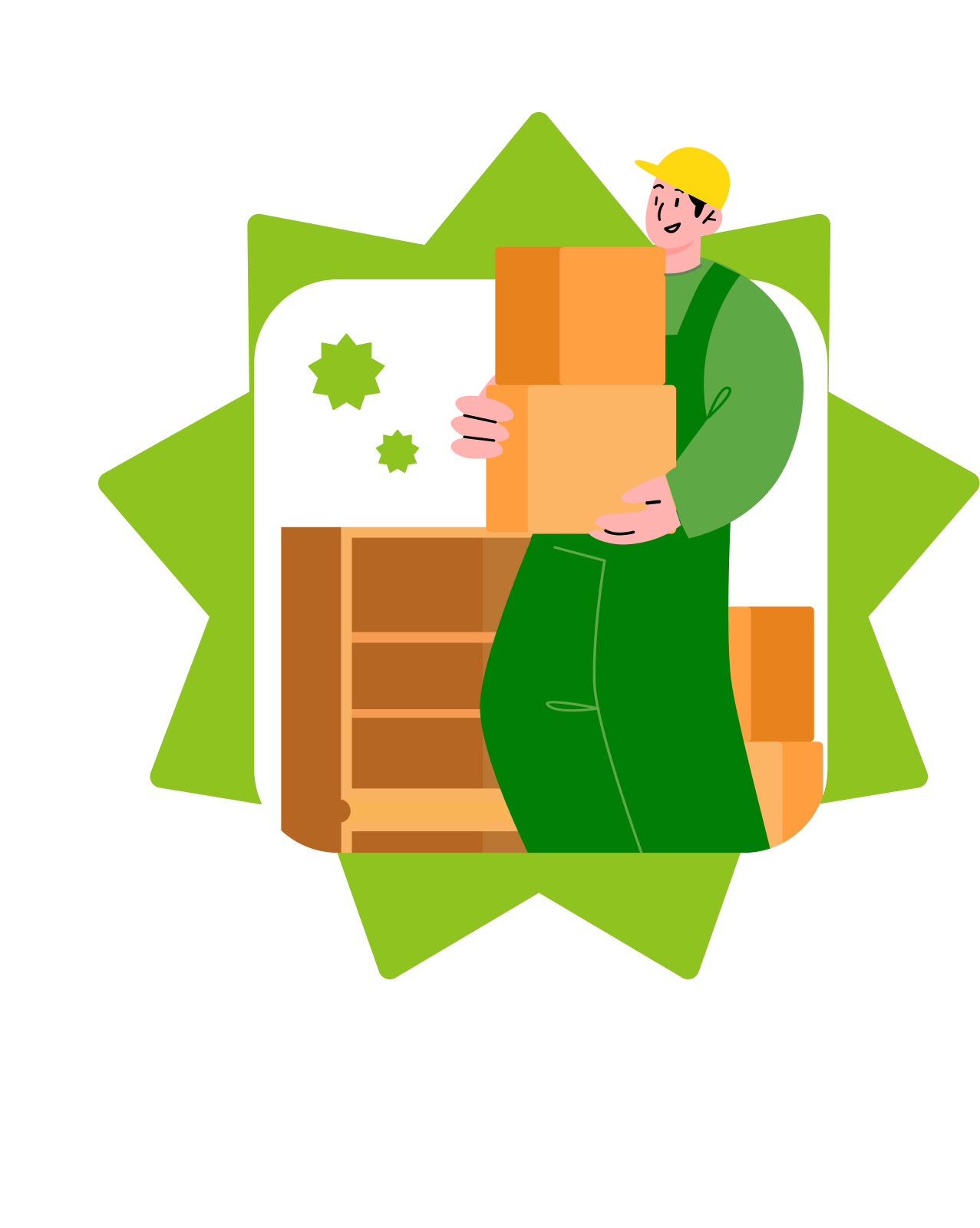 ゴミの回収 イメージイラスト