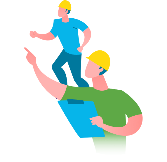 スピーディーかつ丁寧な対応 イメージイラスト