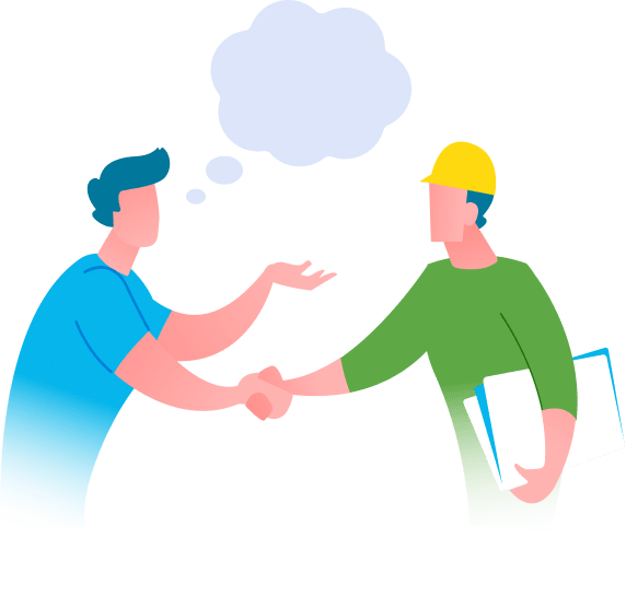 信頼と実績 イメージイラスト